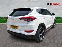 USED 2017 17 HYUNDAI TUCSON 1.7 CRDi Blue Drive Sport Edition SUV 5dr Diesel DCT Euro 6 (s/s) (141 ps) Mot 25th May 2027, No Advisories, + Full Service History, 8 Stamps, + 2 Previous Owners, last keeper 2022, + 3 Months Warranty, + ULEZ compliant, + Front/rear sensors, + Rear camera, + Bluetooth, + DAB radio, + Lane assist, + USB/aux, + Cruise with limiter, + Heated front/rear seats, + Climate control, + Sat nav, + Isofix, + Alloys