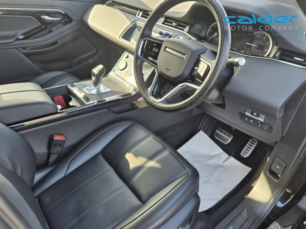 USED 2022 22 LAND ROVER RANGE ROVER EVOQUE 1.5 P300e 12.2kWh R-Dynamic S SUV 5dr Petrol Plug-in Hybrid Auto 4WD Euro 6 (s/s) (309 ps) 1 OWNER+BLACK PACK+18" BLACK ALLOYS