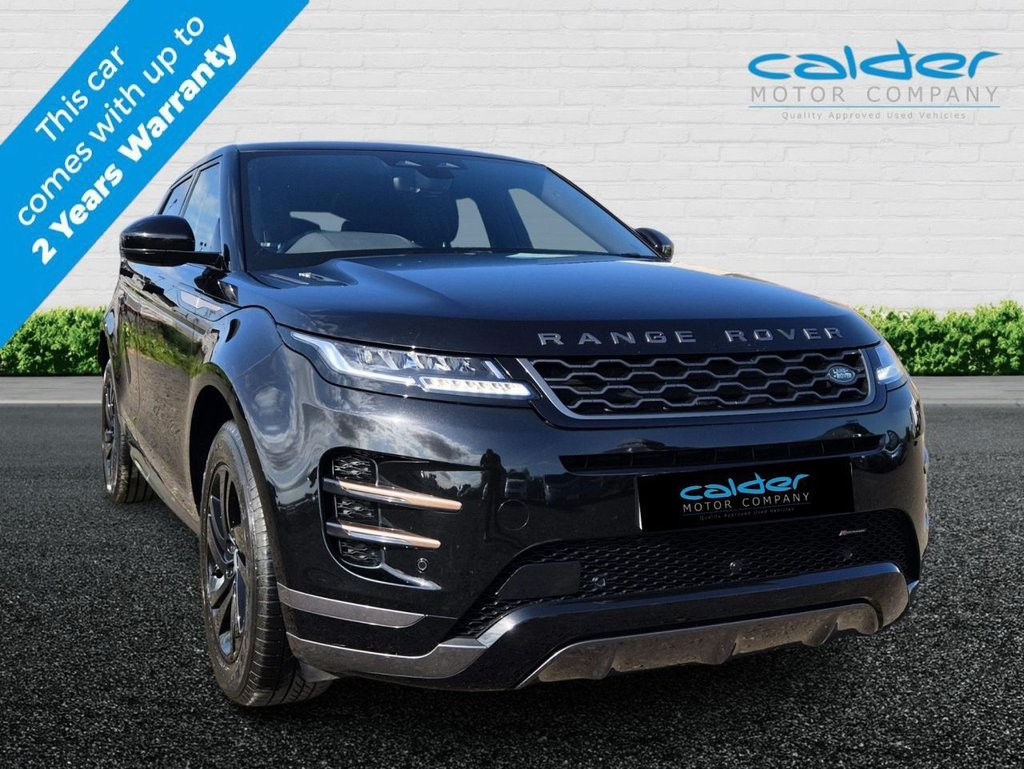 USED 2022 22 LAND ROVER RANGE ROVER EVOQUE 1.5 P300e 12.2kWh R-Dynamic S SUV 5dr Petrol Plug-in Hybrid Auto 4WD Euro 6 (s/s) (309 ps) 1 OWNER+BLACK PACK+18" BLACK ALLOYS