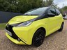 USED 2017 66 TOYOTA AYGO 1.0 VVT-i x-cite 3 Yellow Bi-Tone Euro 6 5dr SAT NAV, REV CAM, CRUISE, F/SH