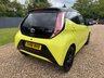 USED 2017 66 TOYOTA AYGO 1.0 VVT-i x-cite 3 Yellow Bi-Tone Euro 6 5dr SAT NAV, REV CAM, CRUISE, F/SH