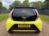 USED 2017 66 TOYOTA AYGO 1.0 VVT-i x-cite 3 Yellow Bi-Tone Euro 6 5dr SAT NAV, REV CAM, CRUISE, F/SH