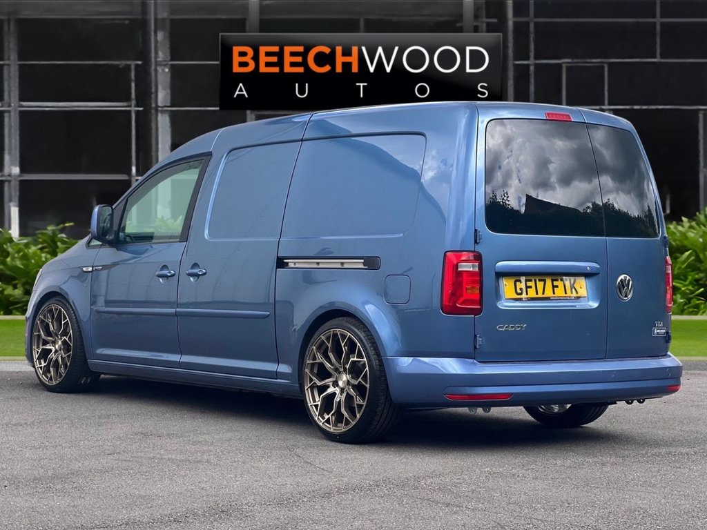 USED 2017 17 VOLKSWAGEN CADDY MAXI 2.0 TDI C20 BlueMotion Tech BEECHWOODM CUSTOM Panel Van 6dr Diesel Manual LWB Euro 6 (s/s) (102 ps) *BRAND NEW 19" WHEELS & TYRES*