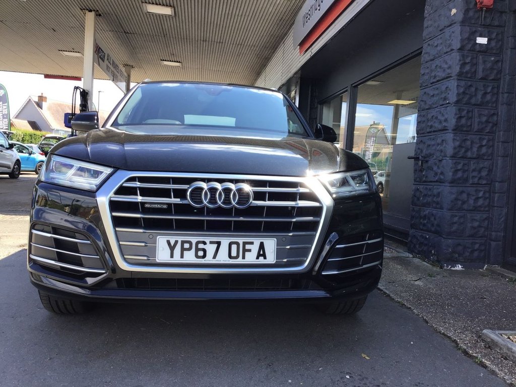 USED 2017 67 AUDI Q5 2.0 TDI S line SUV 5dr Diesel S Tronic quattro Euro 6 (s/s) (190 ps) 