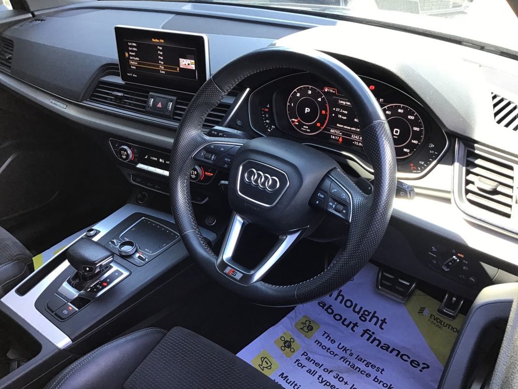 USED 2017 67 AUDI Q5 2.0 TDI S line SUV 5dr Diesel S Tronic quattro Euro 6 (s/s) (190 ps) 