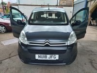 USED 2018 18 CITROEN BERLINGO 1.6 BlueHDi 625 Enterprise L1 5dr Citroen Berlingo 1.6 BlueHDi