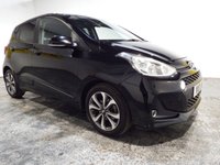 USED 2017 17 HYUNDAI I10 1.2 Premium SE Hatchback 5dr Petrol Manual Euro 6 (87 ps) 1 OWNER-9 SERVICES-SAT NAV-DAB-HEATED SEATS+STEERING WHEEL-SUNROOF