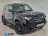 USED 2023 73 LAND ROVER DEFENDER 3.0 D250 MHEV XS Edition Santorini Black SUV 5dr Diesel Auto 4WD Euro 6 (s/s) (250 ps) 