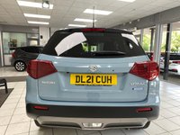 USED 2021 21 SUZUKI VITARA 1.4 Boosterjet MHEV SZ-T SUV 5dr Petrol Hybrid Auto Euro 6 (s/s) (129 ps) AUTOMATIC / ICE GREYISH BLUE / FULL SUZUKI HISTORY / TOUCHSCREEN APPLE CARPLAY & ANDROID AUTO / REVERSING CAMERA / LANE CONTROL / ACTIVE CRUISE CONTROL