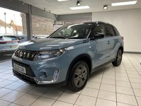 USED 2021 21 SUZUKI VITARA 1.4 Boosterjet MHEV SZ-T SUV 5dr Petrol Hybrid Auto Euro 6 (s/s) (129 ps) AUTOMATIC / ICE GREYISH BLUE / FULL SUZUKI HISTORY / TOUCHSCREEN APPLE CARPLAY & ANDROID AUTO / REVERSING CAMERA / LANE CONTROL / ACTIVE CRUISE CONTROL