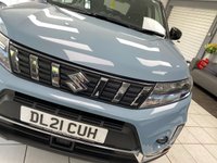 USED 2021 21 SUZUKI VITARA 1.4 Boosterjet MHEV SZ-T SUV 5dr Petrol Hybrid Auto Euro 6 (s/s) (129 ps) AUTOMATIC / ICE GREYISH BLUE / FULL SUZUKI HISTORY / TOUCHSCREEN APPLE CARPLAY & ANDROID AUTO / REVERSING CAMERA / LANE CONTROL / ACTIVE CRUISE CONTROL