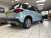 USED 2021 21 SUZUKI VITARA 1.4 Boosterjet MHEV SZ-T SUV 5dr Petrol Hybrid Auto Euro 6 (s/s) (129 ps) AUTOMATIC / ICE GREYISH BLUE / FULL SUZUKI HISTORY / TOUCHSCREEN APPLE CARPLAY & ANDROID AUTO / REVERSING CAMERA / LANE CONTROL / ACTIVE CRUISE CONTROL