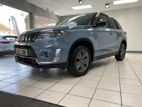 USED 2021 21 SUZUKI VITARA 1.4 Boosterjet MHEV SZ-T SUV 5dr Petrol Hybrid Auto Euro 6 (s/s) (129 ps) AUTOMATIC / ICE GREYISH BLUE / FULL SUZUKI HISTORY / TOUCHSCREEN APPLE CARPLAY & ANDROID AUTO / REVERSING CAMERA / LANE CONTROL / ACTIVE CRUISE CONTROL