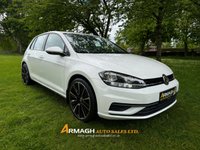 USED 2018 18 VOLKSWAGEN GOLF 1.6 TDI S Hatchback 5dr Diesel Manual Euro 6 (s/s) (115 ps) 2 OWNERS F.S.H 8&rdquo; COLOUR TOUCH SCREEN
