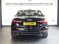 USED 2021 21 AUDI A4 2.0 TFSI 35 Sport Edition Saloon 4dr Petrol S Tronic Euro 6 (s/s) (150 ps) BEAUTIFUL LOOKING AUDI - COMES WITH A FULL SERVICE HISTORY + VIRTUAL COCKPIT DIGITAL DASH DISPLAY + SATELLITE NAVIGATION + REAR VIEW CAMERA + APPLE CARPLAY / ANDROID AUTO + BLUETOOTH PHONE AND MEDIA CONNECTIVITY + APPS CONTROL + IN CAR ENTERTAINMENT WITH TOUCH SCREEN MEDIA DISPLAY + AUTOMATIC LED HEADLIGHTS + DAB DIGITAL RADIO + THREE ZONE CLIMATE CONTROL + AIR CONDITIONING + ECO STOP/START SYSTEM + SELECTABLE DRIVING MODES + FRONT AND REAR PARKING SENSORS + 18 INCH ALLOY WHEELS