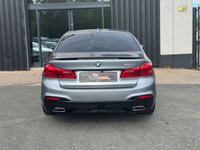 USED 2018 W BMW 5 SERIES 2.0 520d M Sport Saloon 4dr Diesel Auto Euro 6 (s/s) (190 ps) COMFORT PK, BLUESTONE, REAR VIEW CAMERA