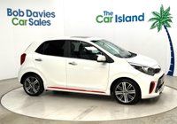 USED 2018 68 KIA PICANTO 1.25 GT-Line S Hatchback 5dr Petrol Manual Euro 6 (83 bhp) Lovely Top Spec Picanto With Heated Leather, Parking camera, SUNROOF, SATNAV, CARPLAY only 30000 Miles