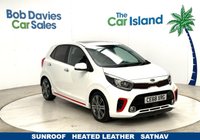 USED 2018 68 KIA PICANTO 1.25 GT-Line S Hatchback 5dr Petrol Manual Euro 6 (83 bhp) Lovely Top Spec Picanto With Heated Leather, Parking camera, SUNROOF, SATNAV, CARPLAY only 30000 Miles