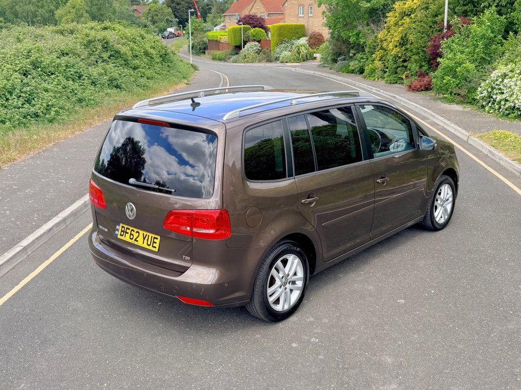 USED 2012 62 VOLKSWAGEN TOURAN 1.6 TDI SE // MPV 5dr // Diesel // DSG Auto // 7 seats //  Euro 5 (105 ps) // px swap 