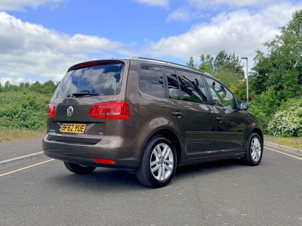 USED 2012 62 VOLKSWAGEN TOURAN 1.6 TDI SE // MPV 5dr // Diesel // DSG Auto // 7 seats //  Euro 5 (105 ps) // px swap 