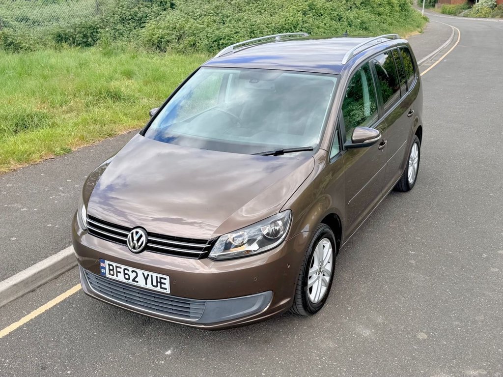 USED 2012 62 VOLKSWAGEN TOURAN 1.6 TDI SE // MPV 5dr // Diesel // DSG Auto // 7 seats //  Euro 5 (105 ps) // px swap 
