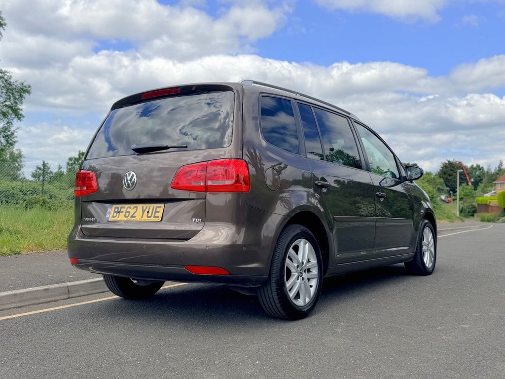USED 2012 62 VOLKSWAGEN TOURAN 1.6 TDI SE // MPV 5dr // Diesel // DSG Auto // 7 seats //  Euro 5 (105 ps) // px swap 