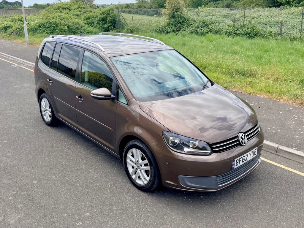 USED 2012 62 VOLKSWAGEN TOURAN 1.6 TDI SE // MPV 5dr // Diesel // DSG Auto // 7 seats //  Euro 5 (105 ps) // px swap 