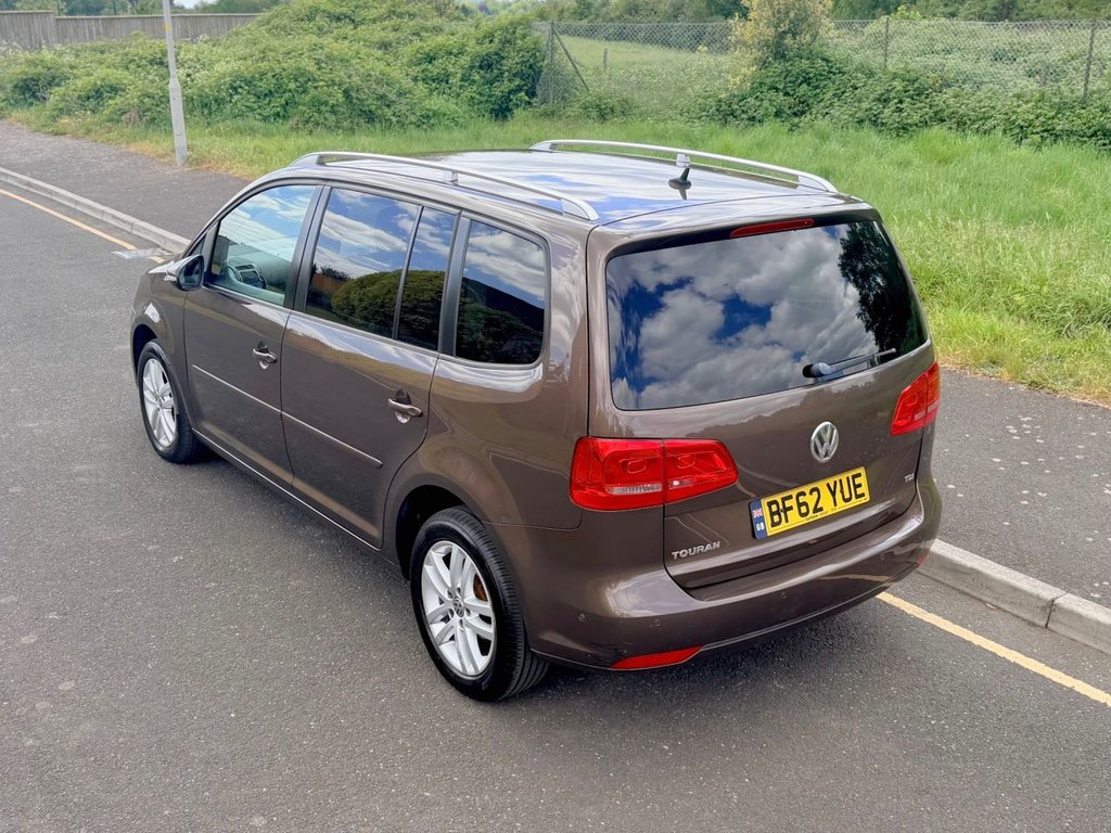 USED 2012 62 VOLKSWAGEN TOURAN 1.6 TDI SE // MPV 5dr // Diesel // DSG Auto // 7 seats //  Euro 5 (105 ps) // px swap 