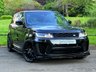 USED 2018 18 LAND ROVER RANGE ROVER SPORT 5.0 P575 V8 SVR BLACK PACK PANORAMIC SUNROOF MERIDIAN HEATED SEATS SAT NAV CAMERA STEPS SUV 5DR PETROL 4WD EURO 6 (S/S) (575 PSI) MERIDIAN~VENTED BONNET~575BHP~STEPS