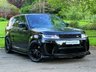 USED 2018 18 LAND ROVER RANGE ROVER SPORT 5.0 P575 V8 SVR BLACK PACK PANORAMIC SUNROOF MERIDIAN HEATED SEATS SAT NAV CAMERA STEPS SUV 5DR PETROL 4WD EURO 6 (S/S) (575 PSI) MERIDIAN~VENTED BONNET~575BHP~STEPS