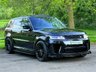 USED 2018 18 LAND ROVER RANGE ROVER SPORT 5.0 P575 V8 SVR BLACK PACK PANORAMIC SUNROOF MERIDIAN HEATED SEATS SAT NAV CAMERA STEPS SUV 5DR PETROL 4WD EURO 6 (S/S) (575 PSI) MERIDIAN~VENTED BONNET~575BHP~STEPS