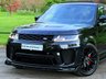 USED 2018 18 LAND ROVER RANGE ROVER SPORT 5.0 P575 V8 SVR BLACK PACK PANORAMIC SUNROOF MERIDIAN HEATED SEATS SAT NAV CAMERA STEPS SUV 5DR PETROL 4WD EURO 6 (S/S) (575 PSI) MERIDIAN~VENTED BONNET~575BHP~STEPS