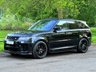 USED 2018 18 LAND ROVER RANGE ROVER SPORT 5.0 P575 V8 SVR BLACK PACK PANORAMIC SUNROOF MERIDIAN HEATED SEATS SAT NAV CAMERA STEPS SUV 5DR PETROL 4WD EURO 6 (S/S) (575 PSI) MERIDIAN~VENTED BONNET~575BHP~STEPS