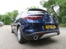 USED 2018 18 ALFA ROMEO STELVIO 2.0T Speciale SUV 5dr Petrol Automatic Q4 All Wheel Drive Euro 6 (s/s) (280 ps) *&pound;1,675 of factory fitted optional extras including; Montecarlo Blue paintwork, Rear Backup Camera, Aluminium Roof Bar & Compact Spare Tyre*