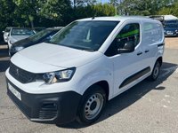 USED 2023 23 PEUGEOT PARTNER White 1.5 BlueHDi Professional Premium+ van, 46,550 miles, Euro 6, 6-Speed manual, 8in touchscreen, CarPlay/Android Auto, Cruise, A/C. Plus VAT @ 20%! This 2023 Peugeot Partner van is a superb example, having had only one owner from new. It is a 1.5 BlueHDi 1000 Professional Premium + Standard Panel Van SWB Euro 6 (s/s) 5dr, powered by an efficient 1.5 litre diesel engine delivering 102 bhp. This model comes with a 3 month warranty for your peace of mind. Inside, you'll find an 8in capacitive colour touchscreen with Connect DAB Radio, Bluetooth handsfree, and a USB socket, along with Apple CarPlay and Android Auto for seamless smartphone integ