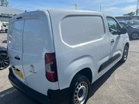 USED 2023 23 PEUGEOT PARTNER White 1.5 BlueHDi Professional Premium+ van, 46,550 miles, Euro 6, 6-Speed manual, 8in touchscreen, CarPlay/Android Auto, Cruise, A/C. Plus VAT @ 20%! This 2023 Peugeot Partner van is a superb example, having had only one owner from new. It is a 1.5 BlueHDi 1000 Professional Premium + Standard Panel Van SWB Euro 6 (s/s) 5dr, powered by an efficient 1.5 litre diesel engine delivering 102 bhp. This model comes with a 3 month warranty for your peace of mind. Inside, you'll find an 8in capacitive colour touchscreen with Connect DAB Radio, Bluetooth handsfree, and a USB socket, along with Apple CarPlay and Android Auto for seamless smartphone integ