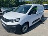 USED 2023 23 PEUGEOT PARTNER White 1.5 BlueHDi Professional Premium+ van, 46,550 miles, Euro 6, 6-Speed manual, 8in touchscreen, CarPlay/Android Auto, Cruise, A/C. Plus VAT @ 20%! This 2023 Peugeot Partner van is a superb example, having had only one owner from new. It is a 1.5 BlueHDi 1000 Professional Premium + Standard Panel Van SWB Euro 6 (s/s) 5dr, powered by an efficient 1.5 litre diesel engine delivering 102 bhp. This model comes with a 3 month warranty for your peace of mind. Inside, you'll find an 8in capacitive colour touchscreen with Connect DAB Radio, Bluetooth handsfree, and a USB socket, along with Apple CarPlay and Android Auto for seamless smartphone integ