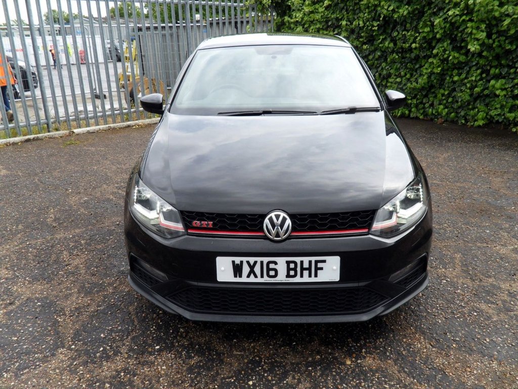USED 2016 16 VOLKSWAGEN POLO 1.8 TSI BlueMotion Tech GTI Hatchback 5dr Petrol DSG Euro 6 (s/s) (192 ps) LowMiles Full History Rare HotHatch