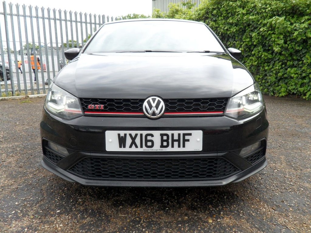 USED 2016 16 VOLKSWAGEN POLO 1.8 TSI BlueMotion Tech GTI Hatchback 5dr Petrol DSG Euro 6 (s/s) (192 ps) LowMiles Full History Rare HotHatch