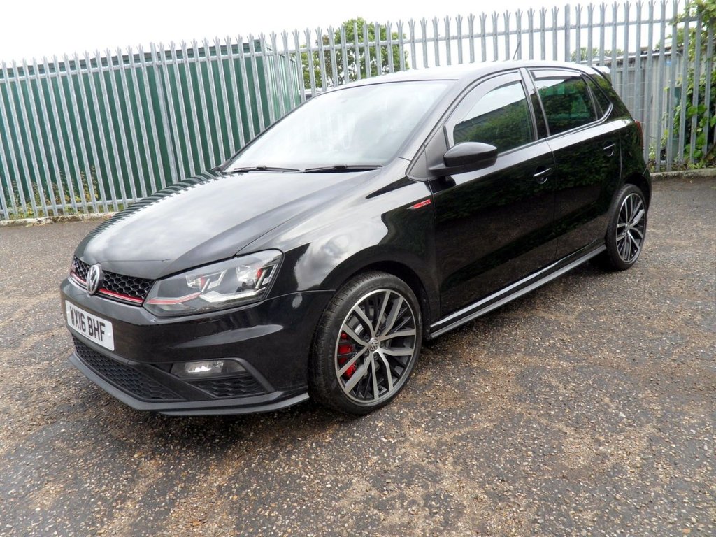 USED 2016 16 VOLKSWAGEN POLO 1.8 TSI BlueMotion Tech GTI Hatchback 5dr Petrol DSG Euro 6 (s/s) (192 ps) LowMiles Full History Rare HotHatch