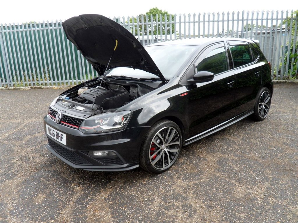 USED 2016 16 VOLKSWAGEN POLO 1.8 TSI BlueMotion Tech GTI Hatchback 5dr Petrol DSG Euro 6 (s/s) (192 ps) LowMiles Full History Rare HotHatch