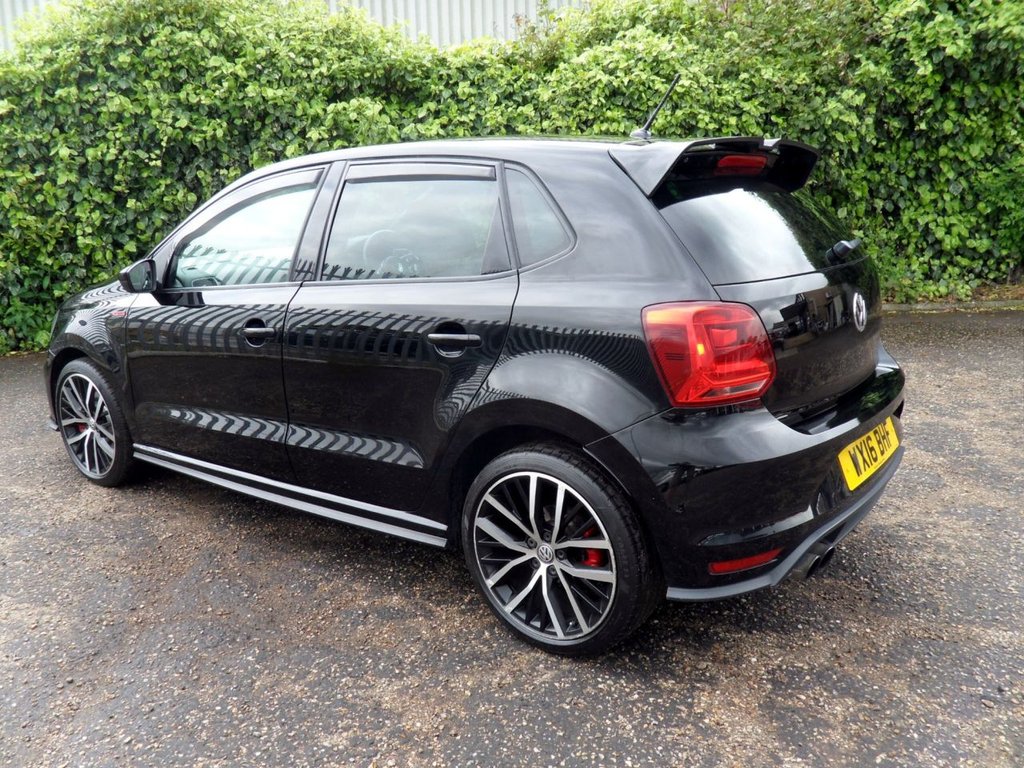 USED 2016 16 VOLKSWAGEN POLO 1.8 TSI BlueMotion Tech GTI Hatchback 5dr Petrol DSG Euro 6 (s/s) (192 ps) LowMiles Full History Rare HotHatch