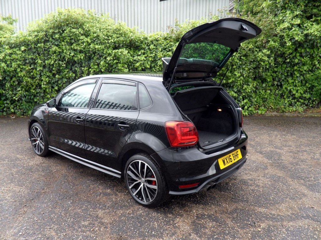 USED 2016 16 VOLKSWAGEN POLO 1.8 TSI BlueMotion Tech GTI Hatchback 5dr Petrol DSG Euro 6 (s/s) (192 ps) LowMiles Full History Rare HotHatch