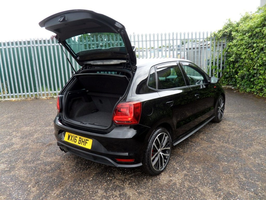 USED 2016 16 VOLKSWAGEN POLO 1.8 TSI BlueMotion Tech GTI Hatchback 5dr Petrol DSG Euro 6 (s/s) (192 ps) LowMiles Full History Rare HotHatch
