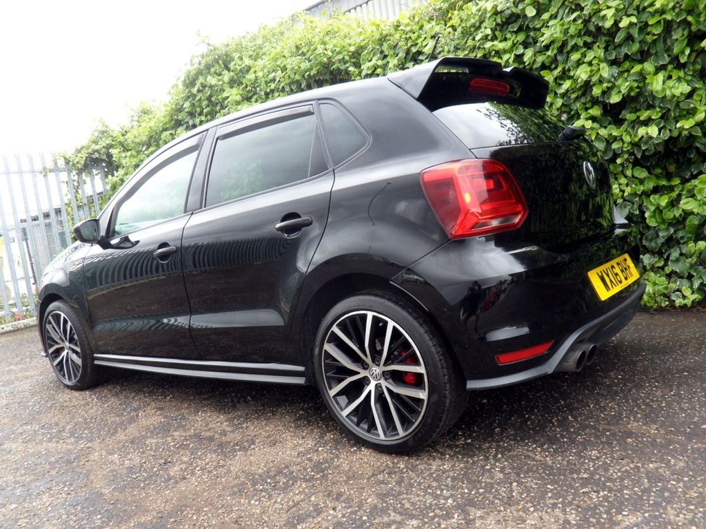 USED 2016 16 VOLKSWAGEN POLO 1.8 TSI BlueMotion Tech GTI Hatchback 5dr Petrol DSG Euro 6 (s/s) (192 ps) LowMiles Full History Rare HotHatch