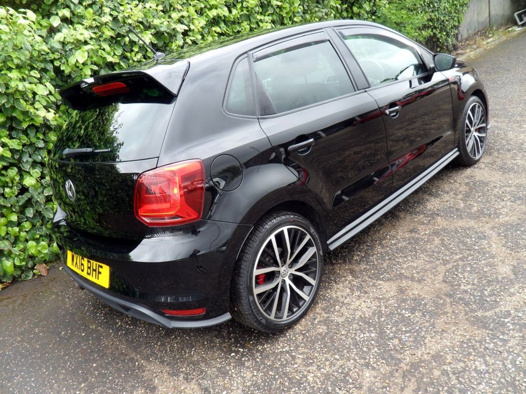 USED 2016 16 VOLKSWAGEN POLO 1.8 TSI BlueMotion Tech GTI Hatchback 5dr Petrol DSG Euro 6 (s/s) (192 ps) LowMiles Full History Rare HotHatch