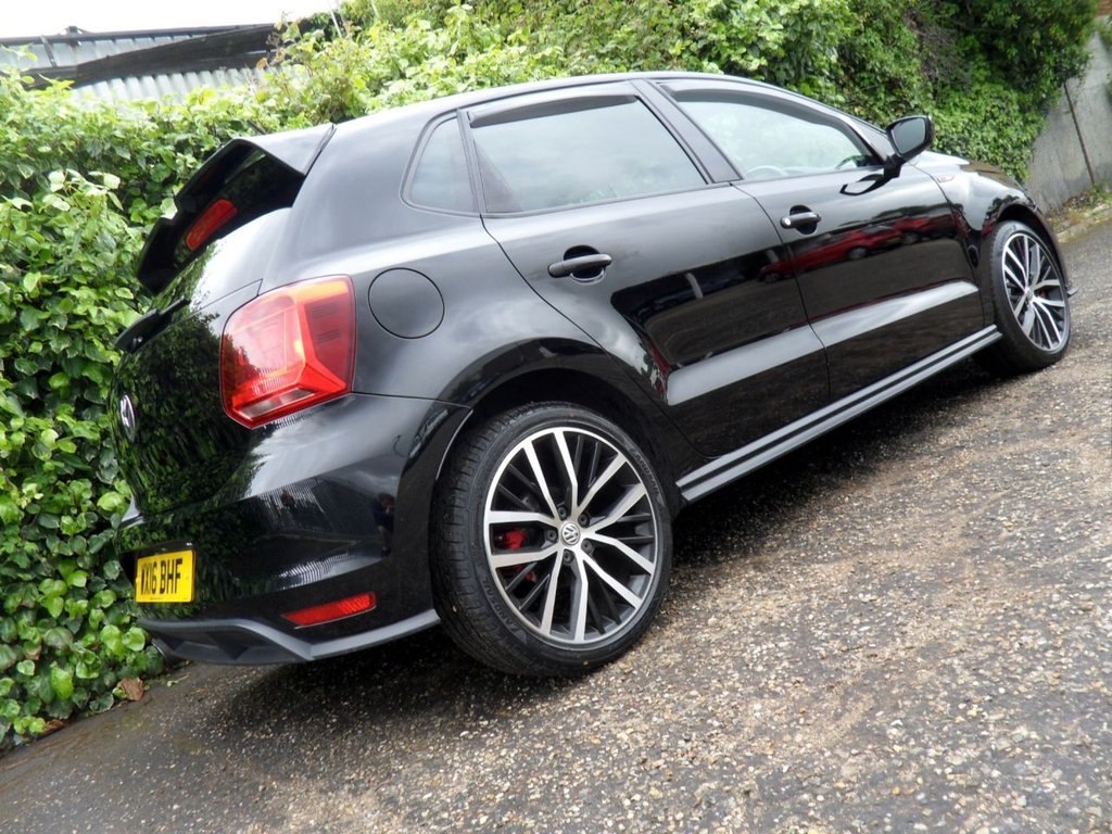 USED 2016 16 VOLKSWAGEN POLO 1.8 TSI BlueMotion Tech GTI Hatchback 5dr Petrol DSG Euro 6 (s/s) (192 ps) LowMiles Full History Rare HotHatch