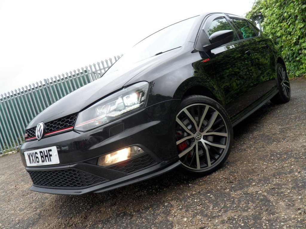 USED 2016 16 VOLKSWAGEN POLO 1.8 TSI BlueMotion Tech GTI Hatchback 5dr Petrol DSG Euro 6 (s/s) (192 ps) LowMiles Full History Rare HotHatch