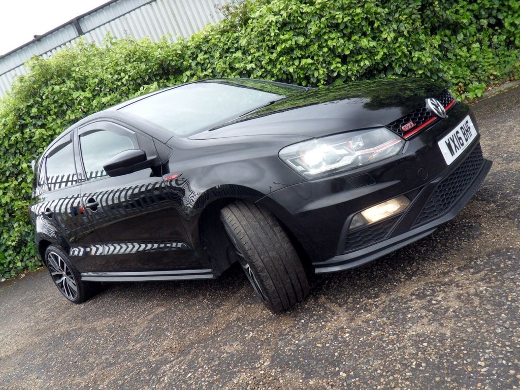 USED 2016 16 VOLKSWAGEN POLO 1.8 TSI BlueMotion Tech GTI Hatchback 5dr Petrol DSG Euro 6 (s/s) (192 ps) LowMiles Full History Rare HotHatch