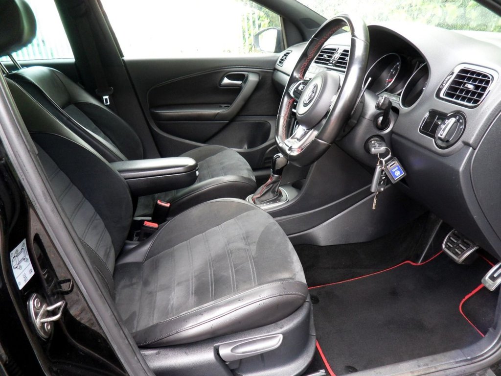 USED 2016 16 VOLKSWAGEN POLO 1.8 TSI BlueMotion Tech GTI Hatchback 5dr Petrol DSG Euro 6 (s/s) (192 ps) LowMiles Full History Rare HotHatch